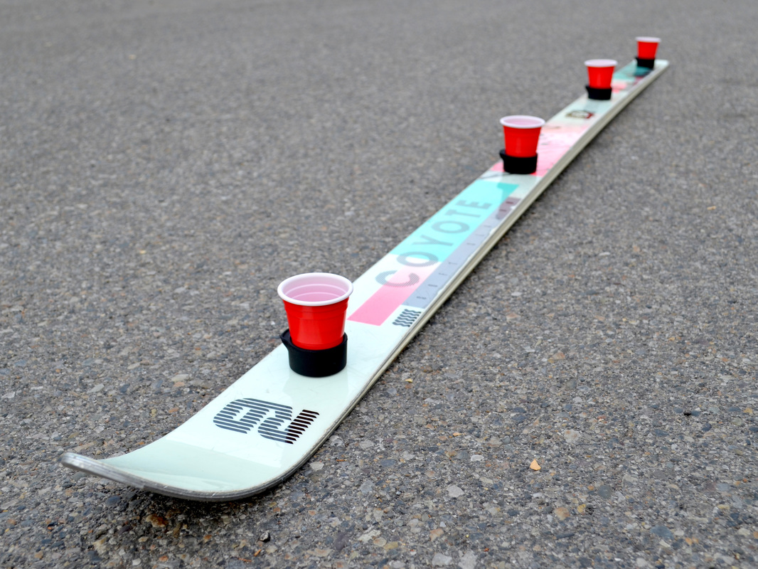 Custom Shot Ski Board | skvisualsledwalls.com